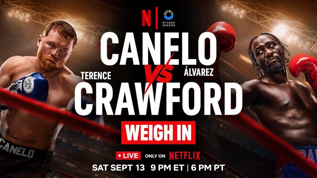 Canelo Álvarez and Terence Crawford Hit Equal Weight in Historic Weigh-In Ahead of Super Fight