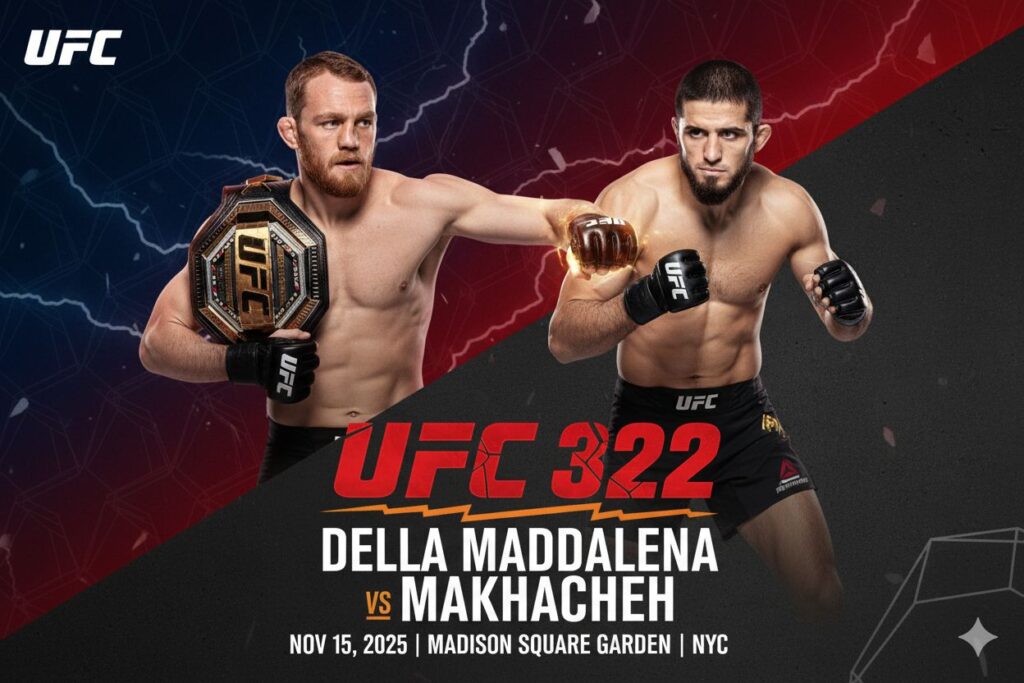 UFC 322: Della Maddalena vs Islam Makhachev — Start Time, Odds, Preview & Prediction